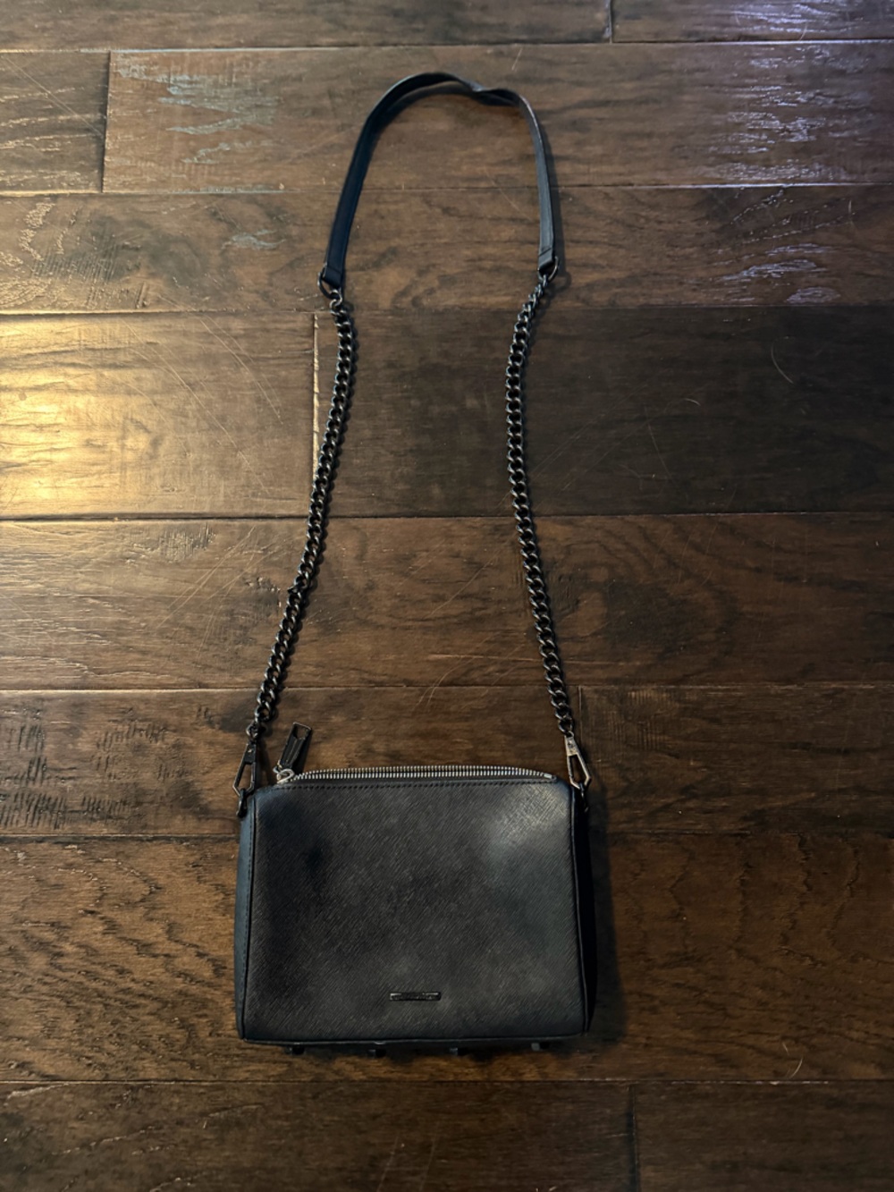 Rebecca Minkoff Black Crossbody Chain Bag Studded Shoulder